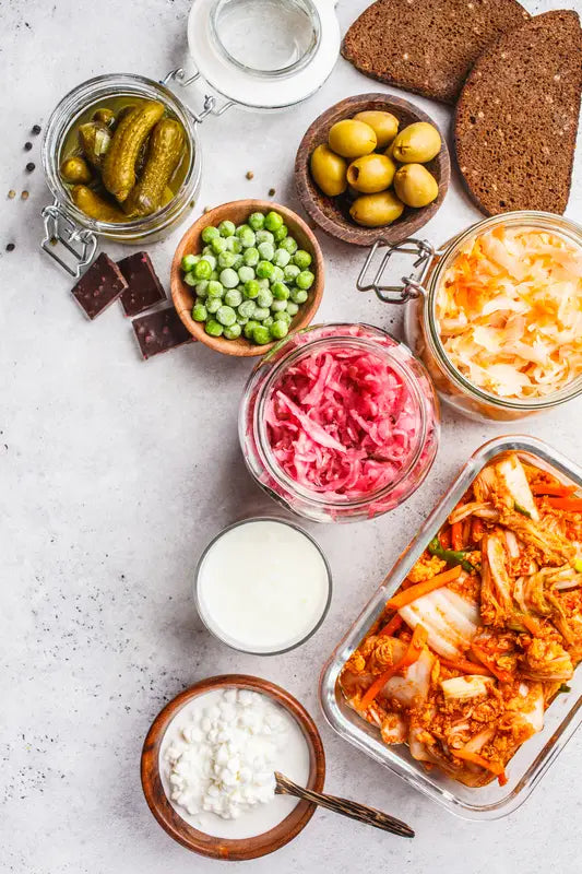 Gut health and lifestyle concept, for an article on improving gut health in the modern world.