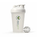 Return Healthy branded shaker bottle included for mixing powdered supplements.