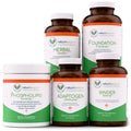 Return Healthy Foundation Plan Immune System Support Kit, a five-formula system for immune resilience.