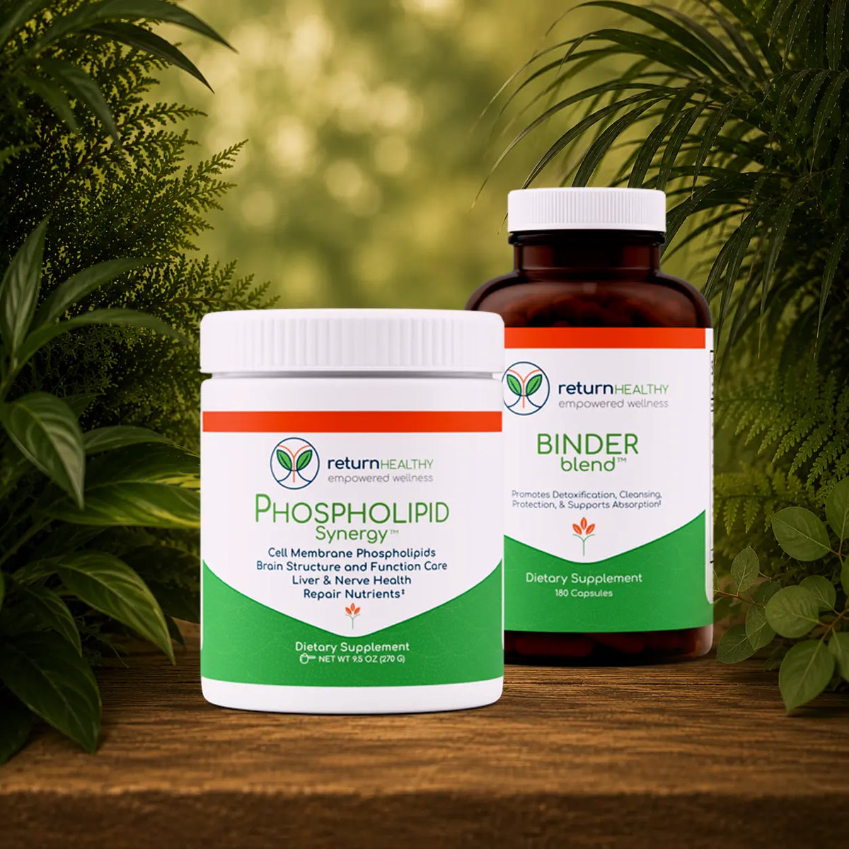 Return Healthy mobile homepage hero showing practitioner-grade supplements for chronic health recovery.