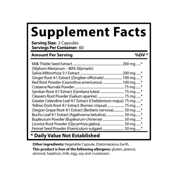 Bio-Assist | Natural Organ Support supplement facts