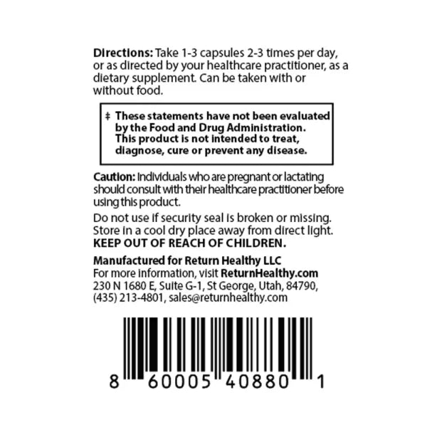Herbal Biotic | Natural Immune & Microbial Level Support directions