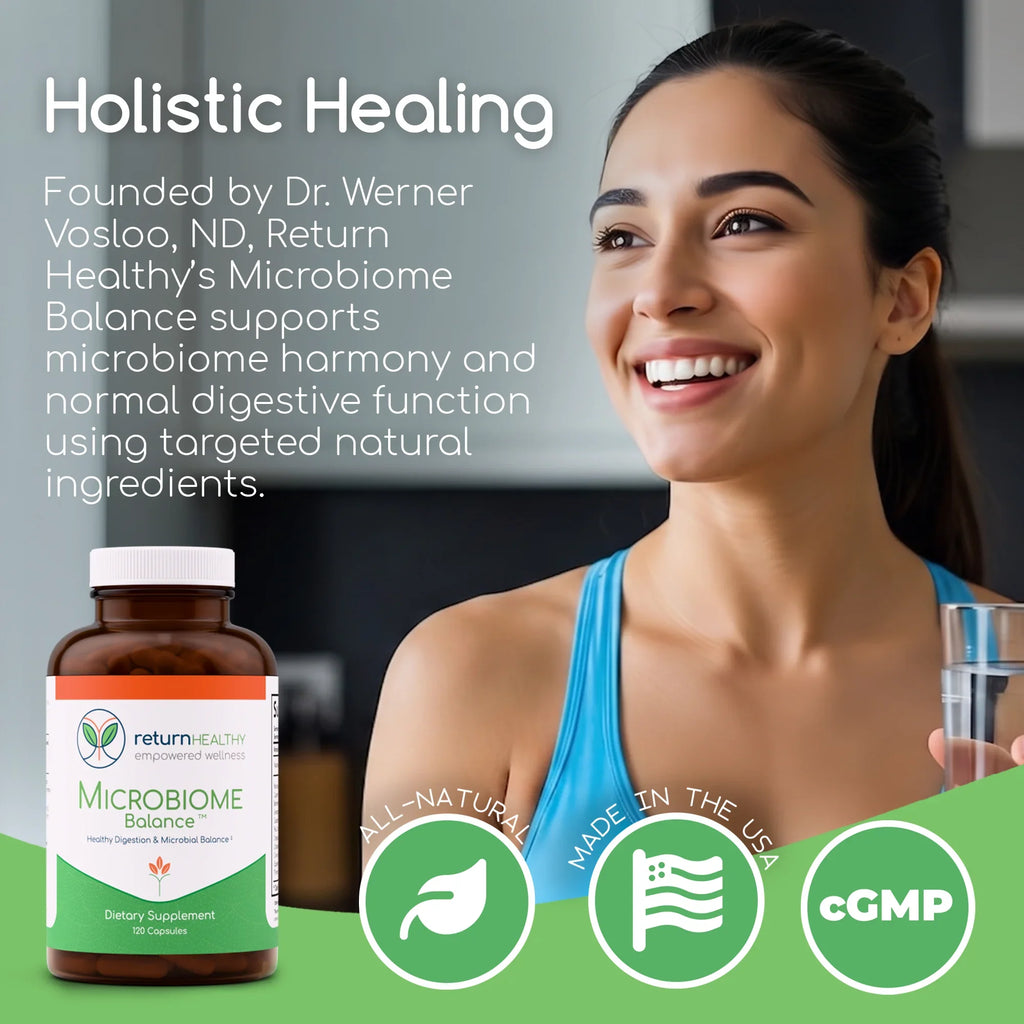 Microbiome Balance benefits - gut microbiome support, digestive balance, and daily resilience